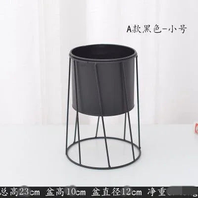modern iron plant stand for indoor and outdoor decoration - vue 11 sur 18