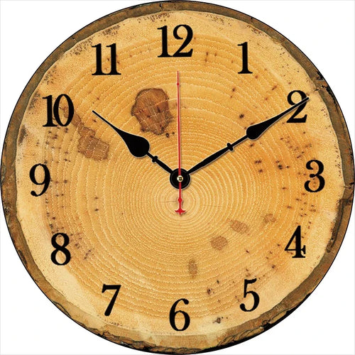 retro silent wall clock for modern home decor