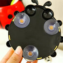 Set of 2 cute ladybird toothbrush holders for children