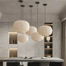 Nordic silk fabric pendant light for interior decor