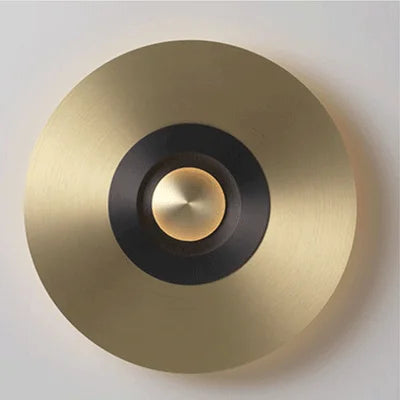 Carved copper wall light with decorative LED lighting - vue 8 sur 12