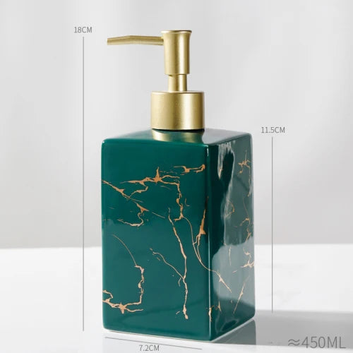 ceramic bottle for disinfectant and shower gel - vue 16 sur 26