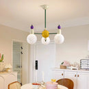 Modern chandelier for children's room nordic design bright and colourful