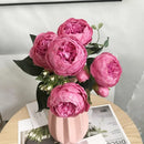 Artificial peony bouquet for wedding and home decoration