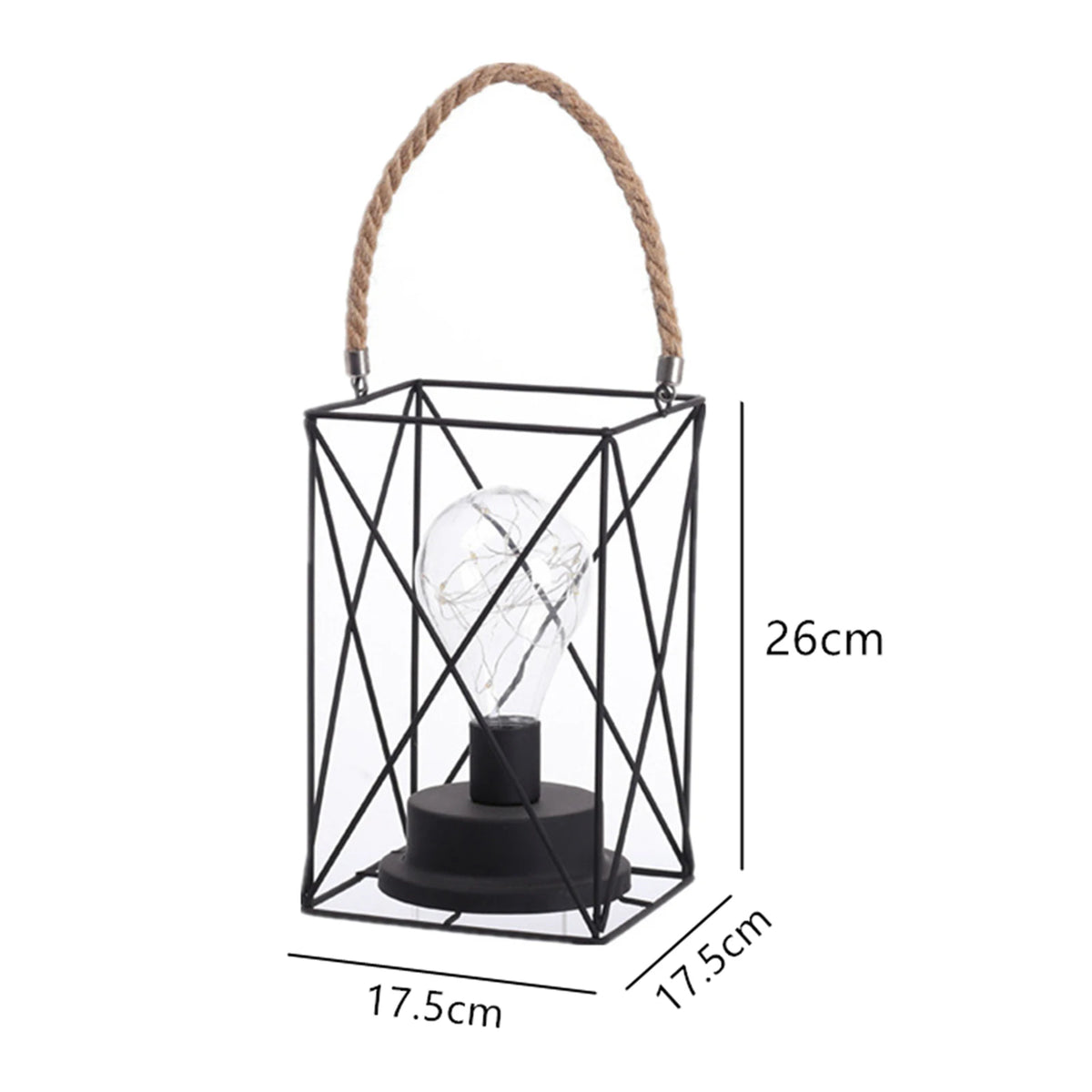 Retro wrought iron desk table lamp reading night light - vue 9 sur 9