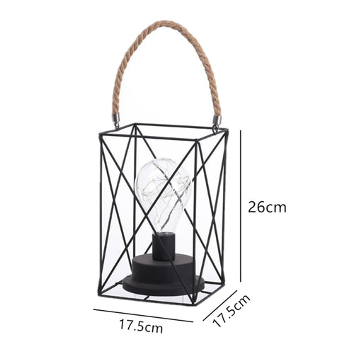 Retro wrought iron desk table lamp reading night light - vue 10 sur 9