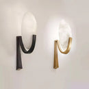 Nordic copper and marble modern design LED wall light