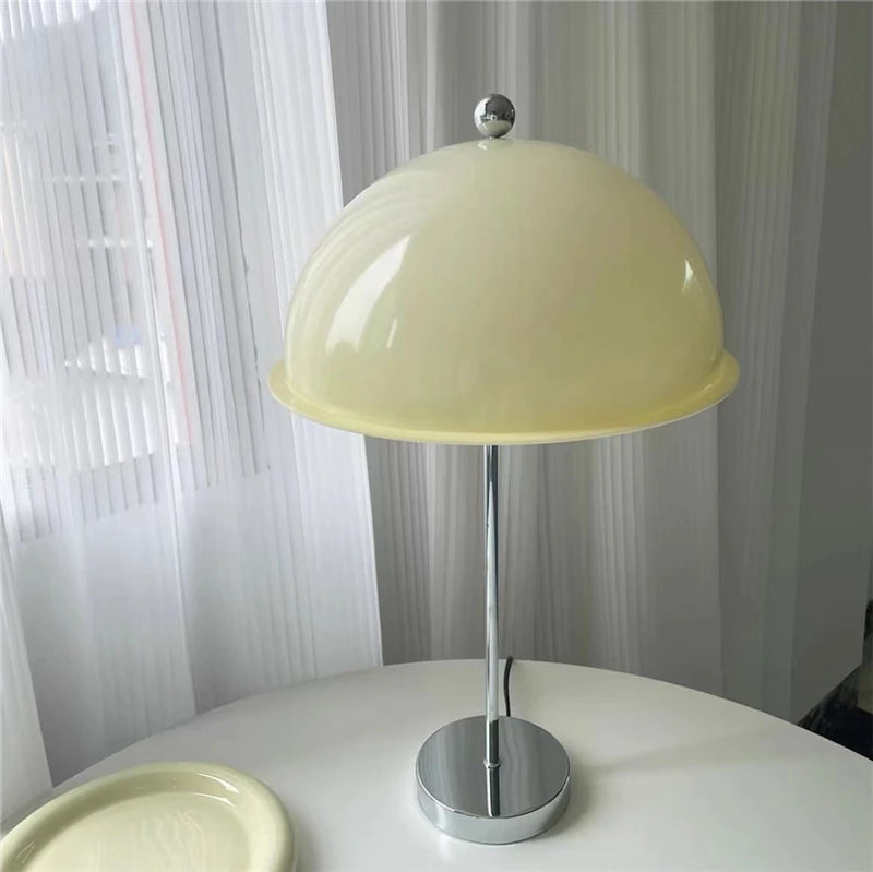 Retro LED floor lamp in acrylic with colourful nordic lampshade - vue 22 sur 22