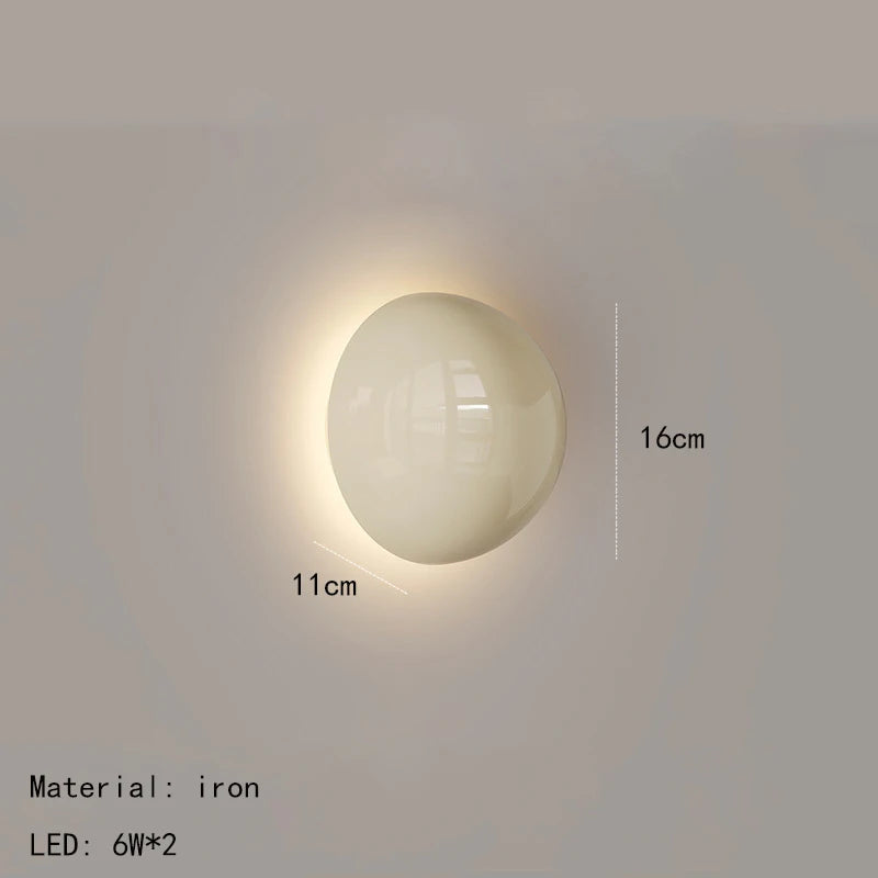 mini lampe led murale en métal pour ambiance hôtelière - vue 7 sur 8