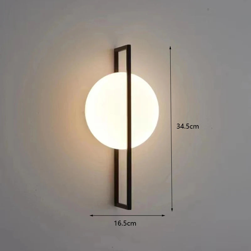 modern design LED wall light for reading and eye protection - vue 10 sur 14