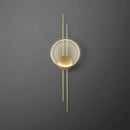 Copper LED wall light with adjustable temperature ambience