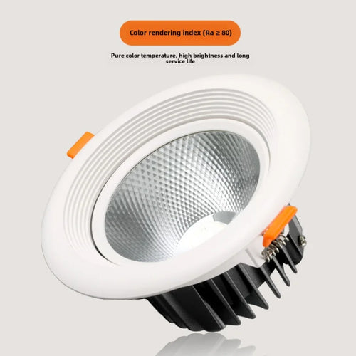 Modern and elegant recessed LED spotlight for indoor lighting - vue 4 sur 6