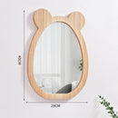 cute decorative wooden hanging mirrors for kids