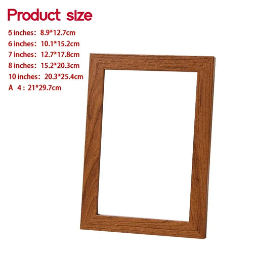 Free customized photo printing and frame, high-end solid wood frame production, customized gift for friends, family photo group - vue 5 sur 12