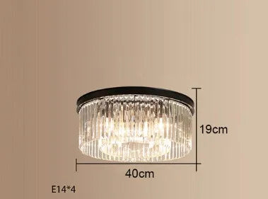 Elegant design crystal pendant chandelier for indoor lighting - vue 20 sur 22