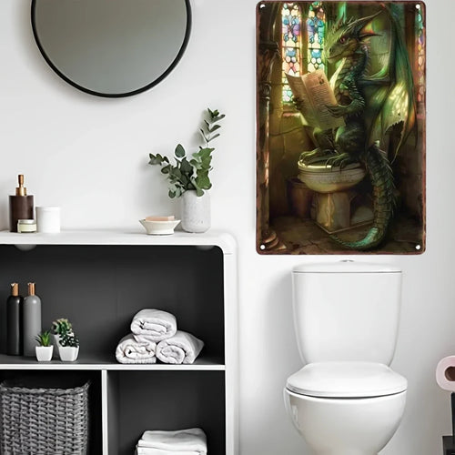 retro metal sign for fun wall decor - vue 5 sur 38