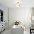 Nordic milky glass ball ceiling light