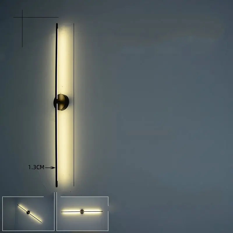 Nordic geometric design wall light for modern interiors