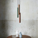 Terrazzo bar cement minimalist pendant light for dining room, bedroom, or bedside, industrial style single-head lamp