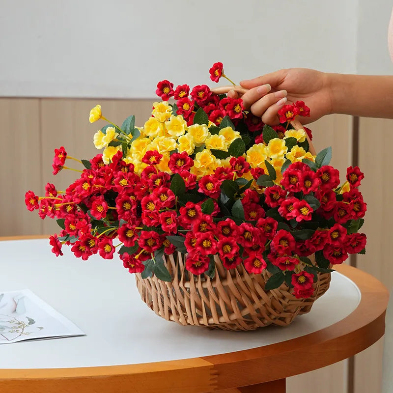Artificial silk rose flowers for weddings and decoration - vue 3 sur 13