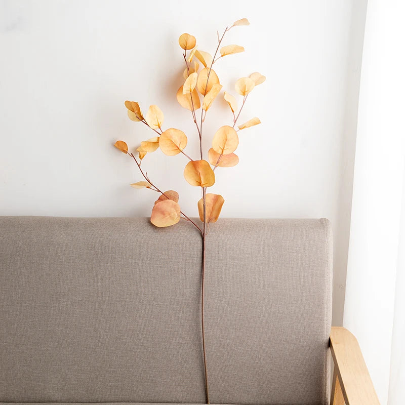 Artificial eucalyptus plant for autumn decor and DIY arrangements