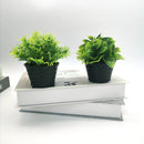 Mini artificial potted plant for decoration and festive events