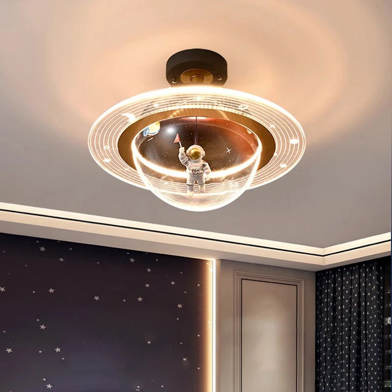 creative astronaut led ceiling light for children's room new collection