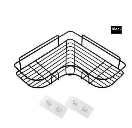 Japanese style wrought iron shelf wall storage rack - vue 15 sur 19