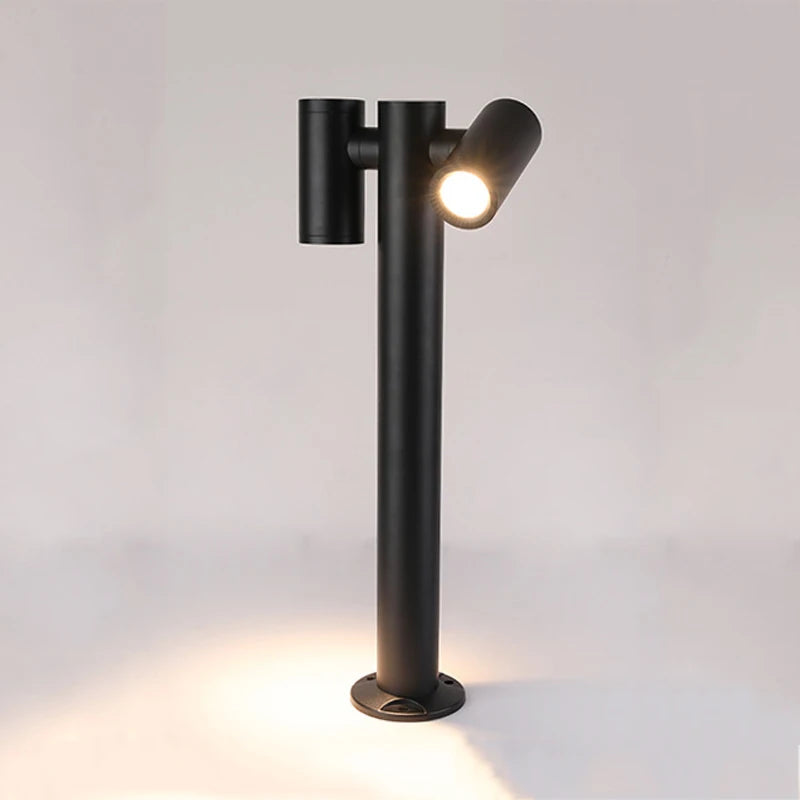 Double head rotatable garden lamp creative outdoor lighting