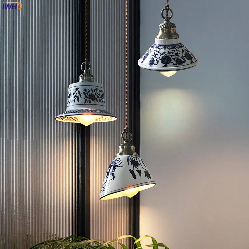 Modern ceramic LED pendant light for home interiors