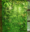 Artificial grass wall decoration for events and parties