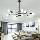 Modern Sputnik satellite chandelier with 3, 6 or 9 arms