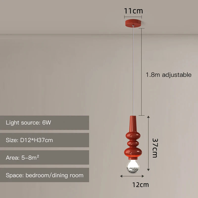 Modern nordic LED pendant light for elegant interior decor