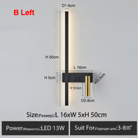 Nordic LED wall light
