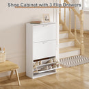 high shelf shoe organizer with folding drawers