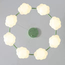 Cloud-shaped chandelier with remote control for children