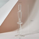 Clear glass candleholder modern nordic home decor