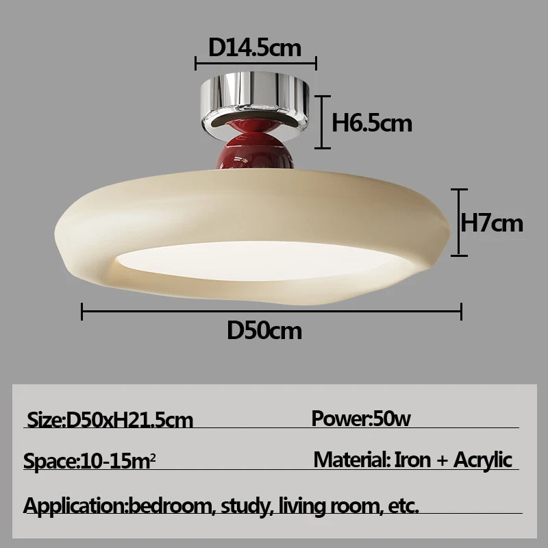 Modern LED chandelier for decorative indoor lighting - vue 8 sur 10