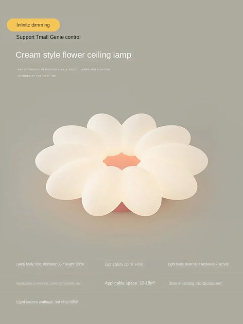 Creative petal chandelier for a warm and soothing atmosphere - vue 21 sur 24