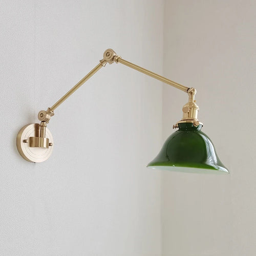 Iwhd copper wall light with rotating long swing arm - vue 6 sur 23
