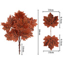 Artificial maple leaves for autumn and Halloween decoration
