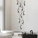 Oval ring pendant light