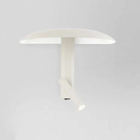 Mushroom umbrella wall light with rotating reading lamp