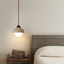 Vintage natural stone pendant chandelier with LED