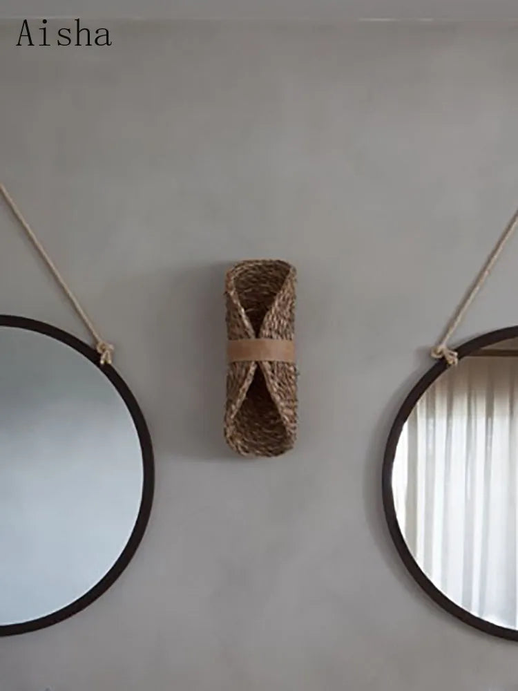 Retro vine weave wall light elegant nordic decor - vue 5 sur 8