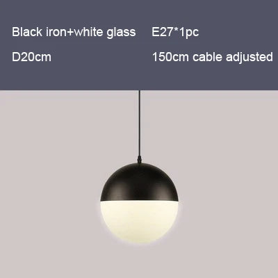 Nordic chequered glass pendant light for modern decor - vue 11 sur 12