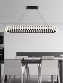 Modern round nordic LED designer pendant lamp for atmospheric decor