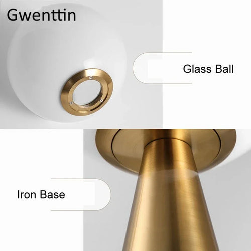 lampes de table en verre pour une décoration moderne et tendance - vue 6 sur 7