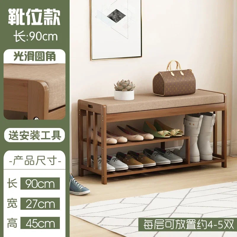 Multifunctional lightweight changing stool for entryway and leisure - vue 10 sur 12