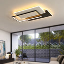 Modern dimmable rectangular chandelier for stylish interiors